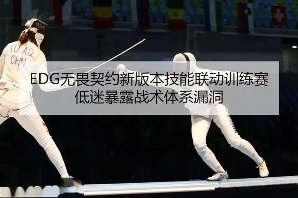 EDG无畏契约新版本技能联动训练赛低迷暴露战术体系漏洞
